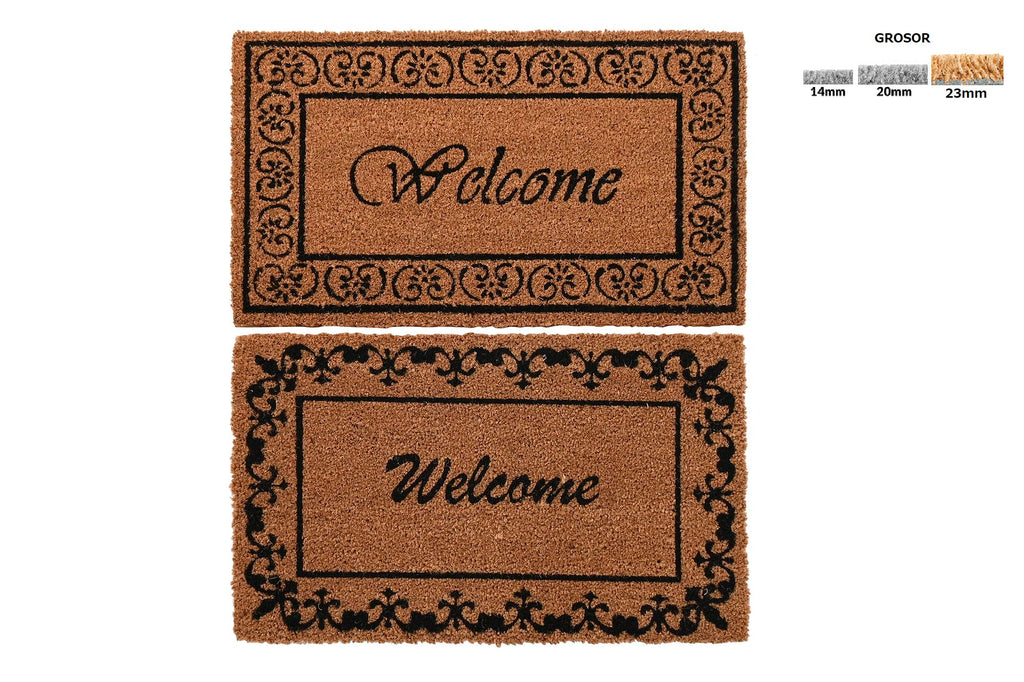 PACK DE 6 FELPUDO COCO GOMA 75X45X2,3 2 SURT.