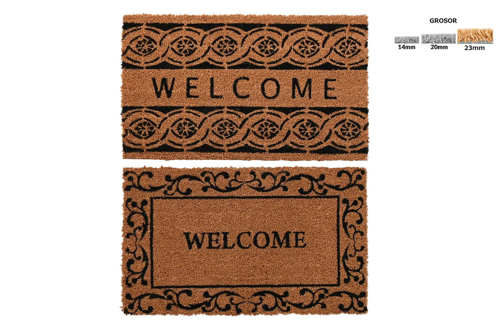 PACK DE 6 FELPUDO COCO GOMA 75X45X2,3 2 SURT.