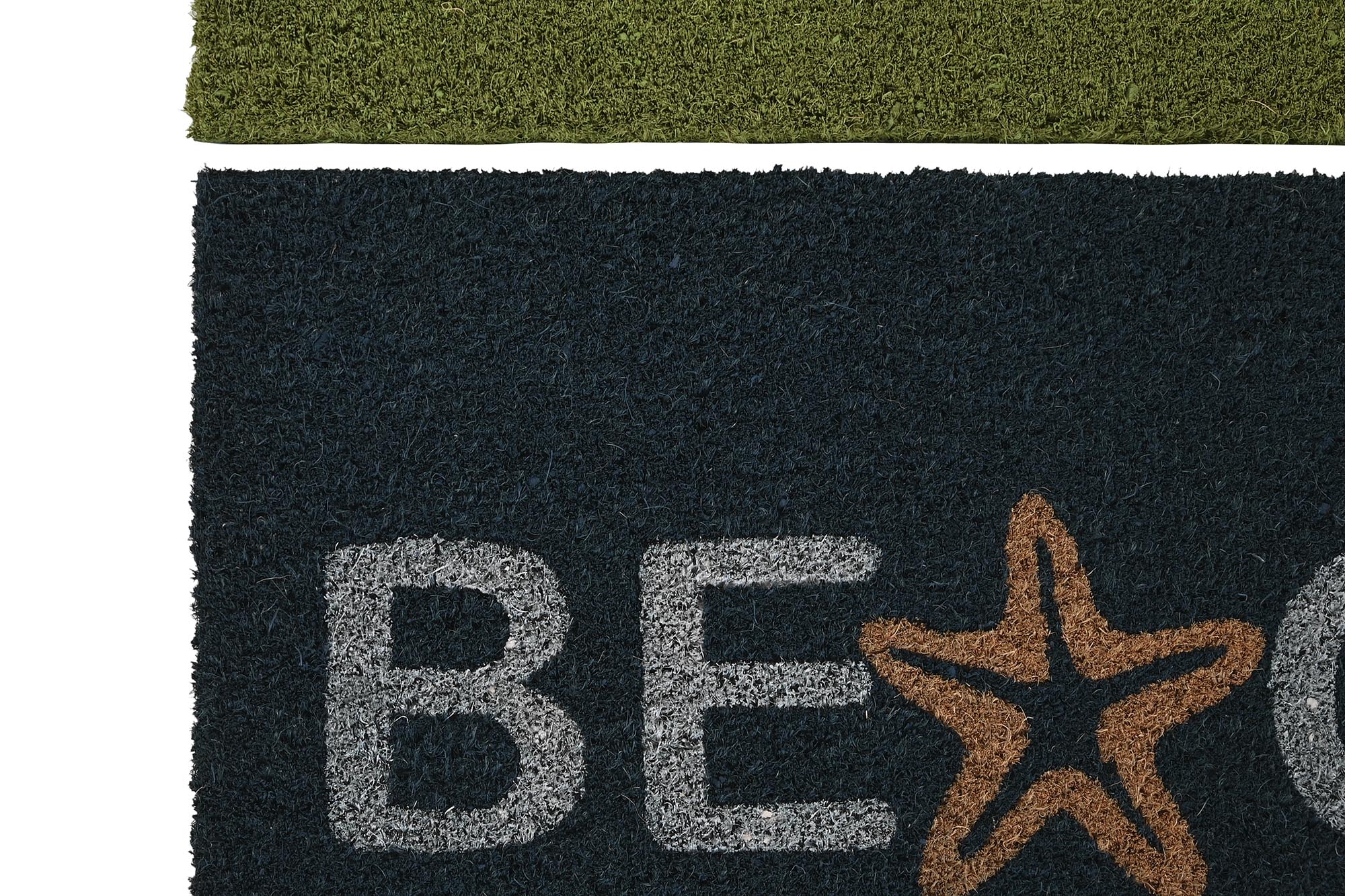 PACK DE 2 FELPUDO FIBRA COCO GOMA 60X40X1,5 BEACH 2 SURT.