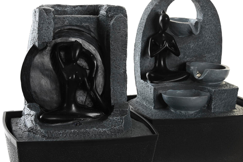 PACK DE 2 FUENTE RESINA 20X15X24 YOGA 2 SURT.