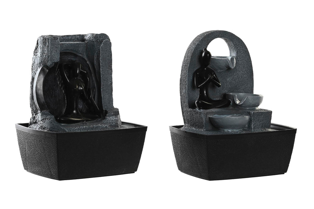 PACK DE 2 FUENTE RESINA 20X15X24 YOGA 2 SURT.