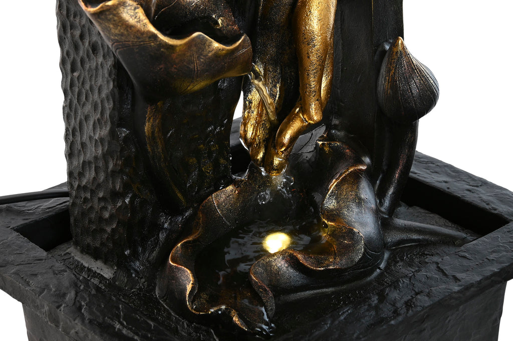 PACK DE 2 FUENTE RESINA 21X19X27 BUDA 2 SURT.