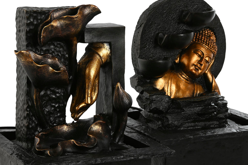 PACK DE 2 FUENTE RESINA 21X19X27 BUDA 2 SURT.