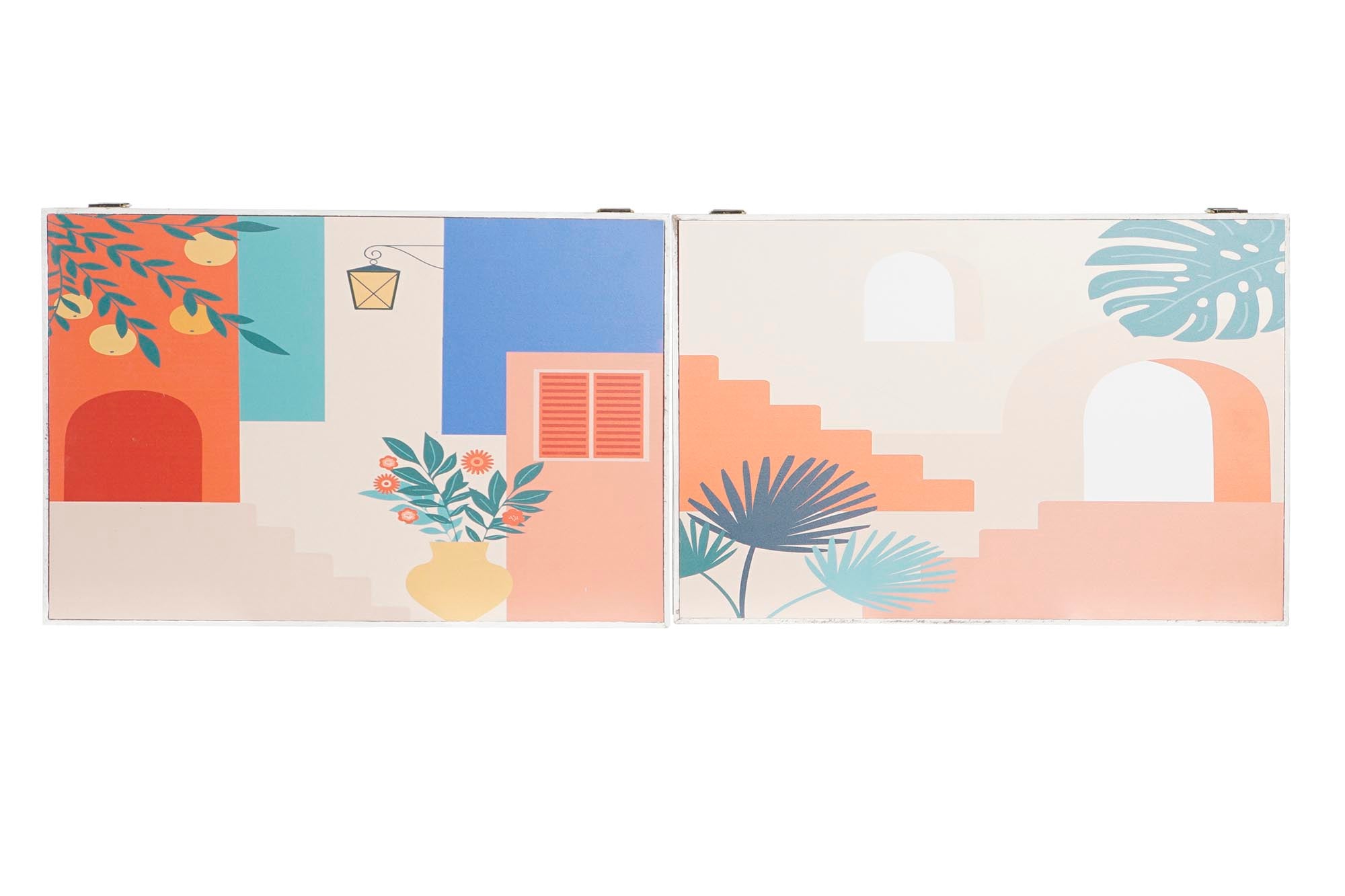 PACK DE 2 TAPA CONTADOR MDF 46,5X6X31,5 MODERNO 2 SURT.