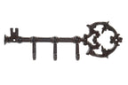 PACK DE 4 PERCHERO PARED HIERRO COLADO 35X3,5X11 LLAVE