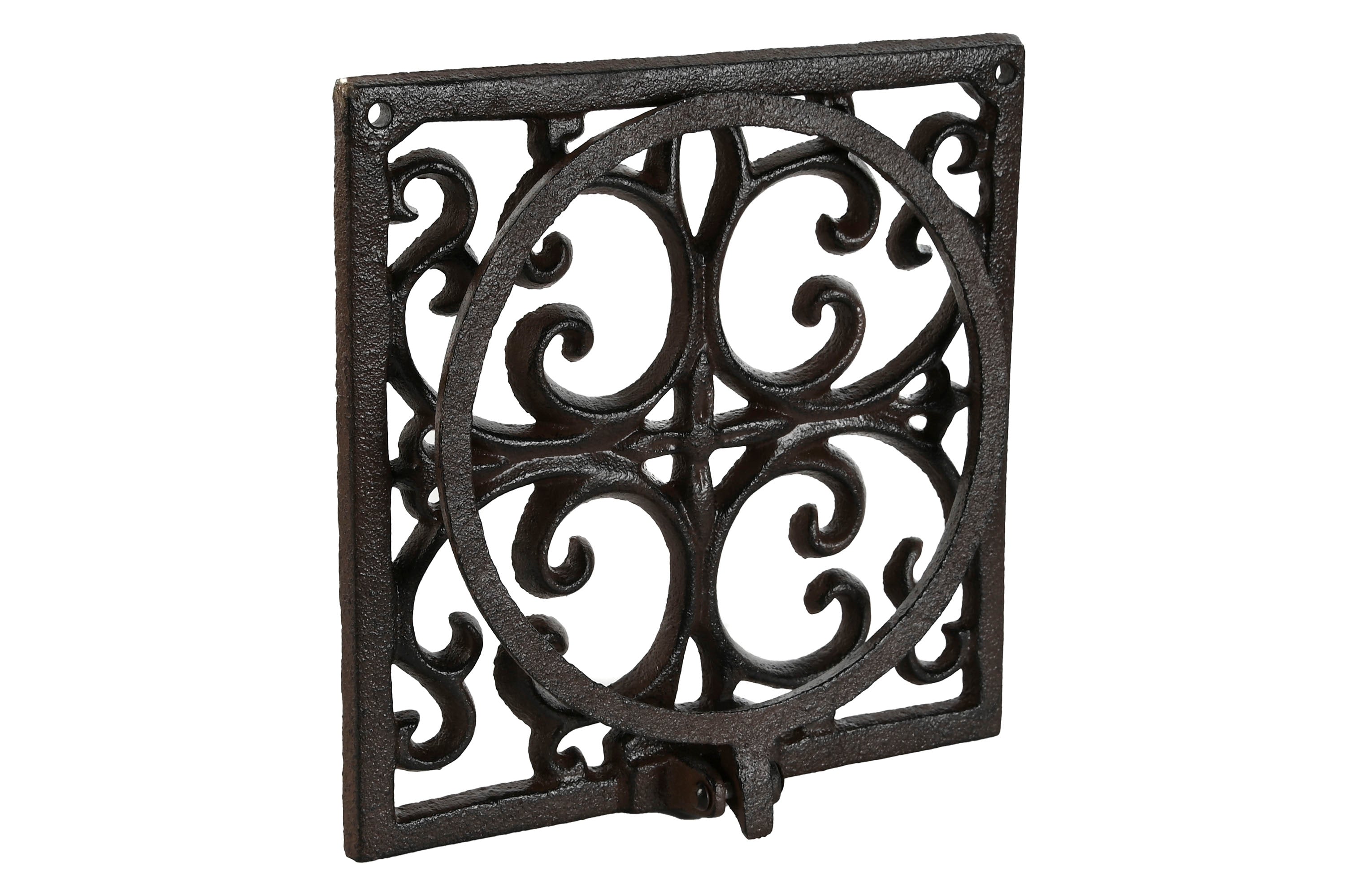 SOPORTE HIERRO COLADO 18X17,5X18 D 13,5CM MACETERO