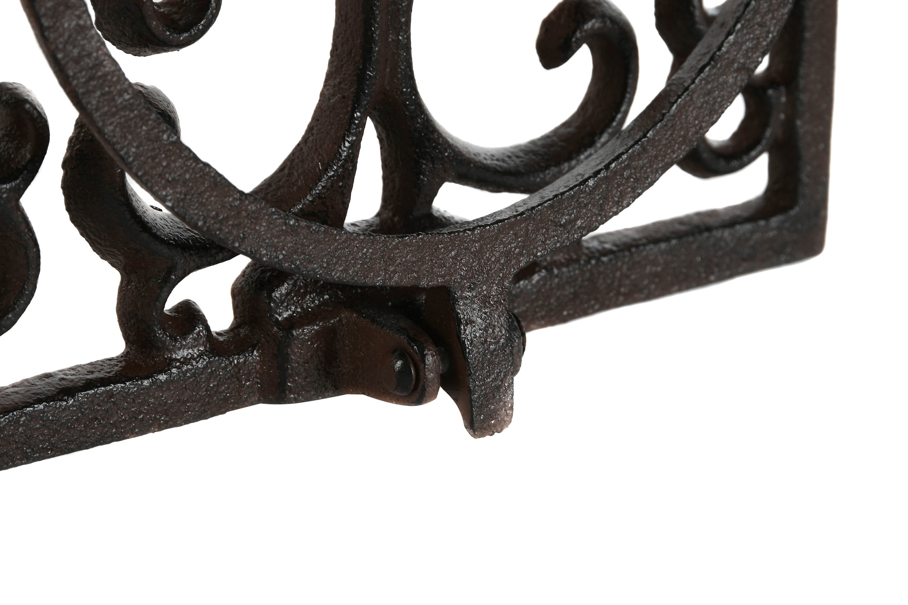 SOPORTE HIERRO COLADO 18X17,5X18 D 13,5CM MACETERO