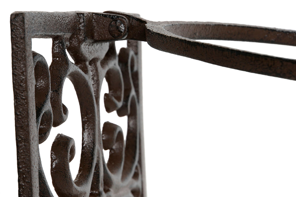 SOPORTE HIERRO COLADO 18X17,5X18 D 13,5CM MACETERO