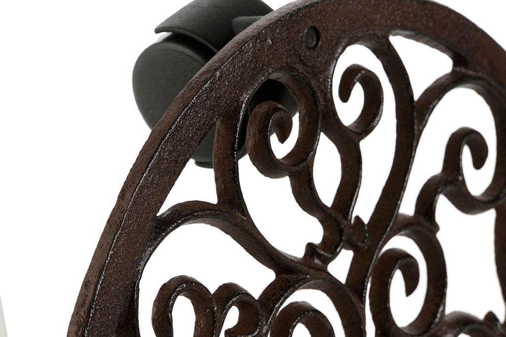 PACK DE 4 SOPORTE HIERRO COLADO 28,5X28,5X6 RUEDAS