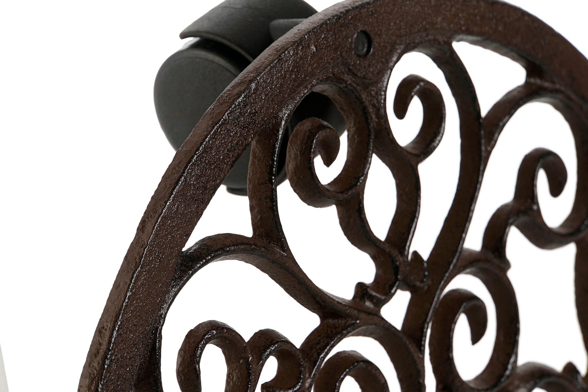 PACK DE 4 SOPORTE HIERRO COLADO 28,5X28,5X6 RUEDAS