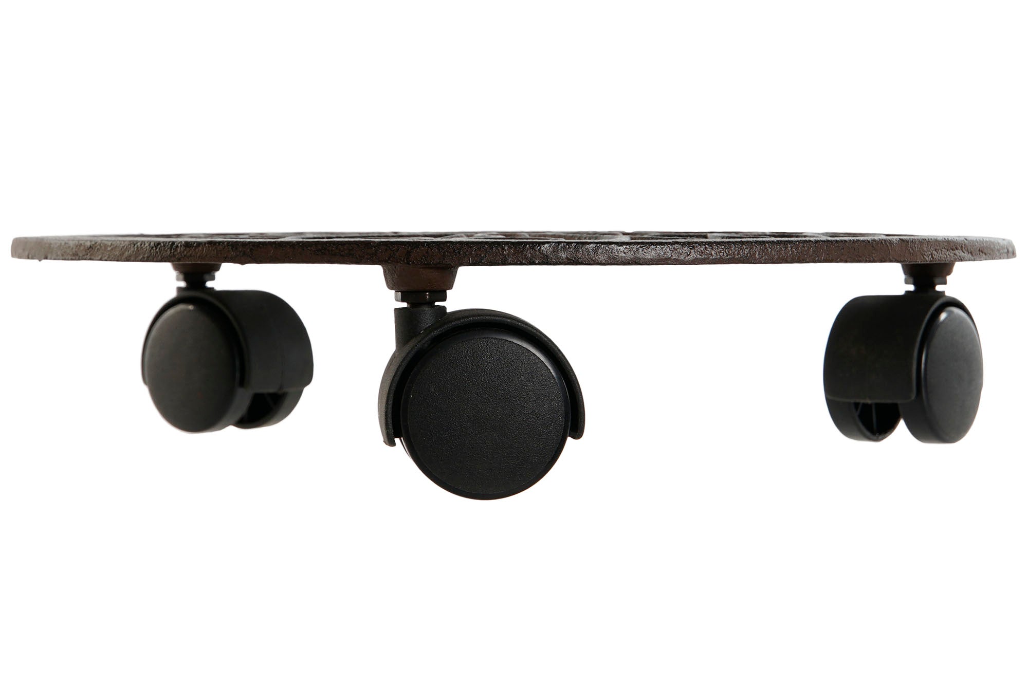 PACK DE 4 SOPORTE HIERRO COLADO 28,5X28,5X6 RUEDAS