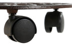 PACK DE 4 SOPORTE HIERRO COLADO 28,5X28,5X6 RUEDAS