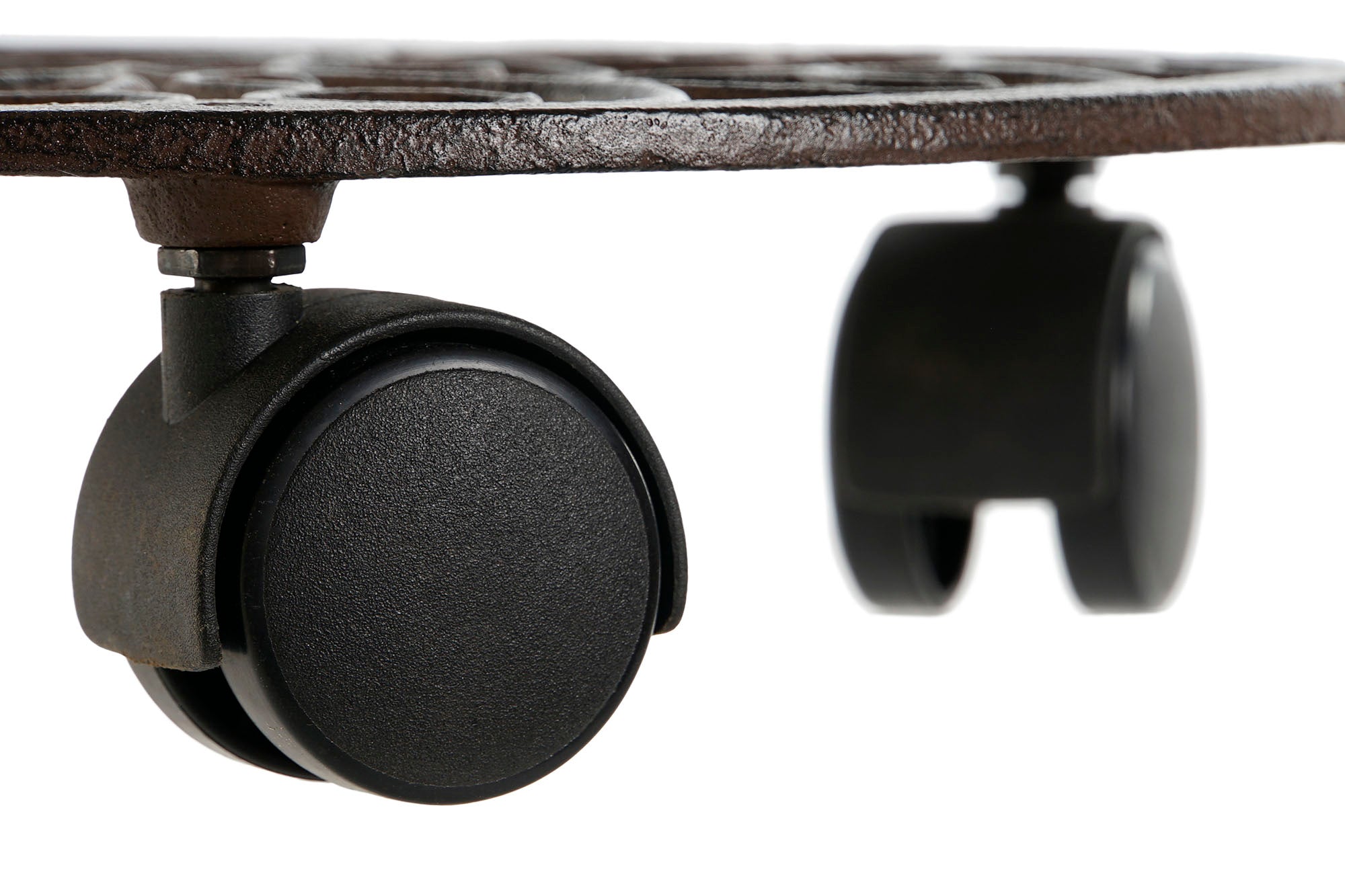 PACK DE 4 SOPORTE HIERRO COLADO 28,5X28,5X6 RUEDAS