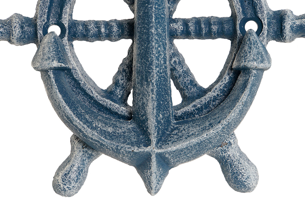 PICAPORTE HIERRO COLADO 16X3X14 AZUL