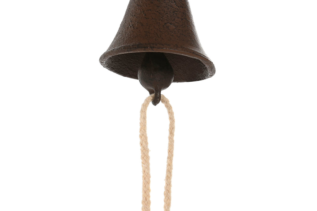 CAMPANA HIERRO COLADO CUERDA 14,5X7,5X18,5 NEGRO