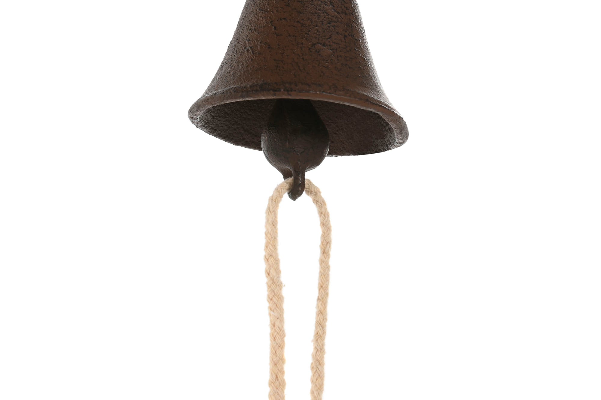 CAMPANA HIERRO COLADO CUERDA 14,5X7,5X18,5 NEGRO