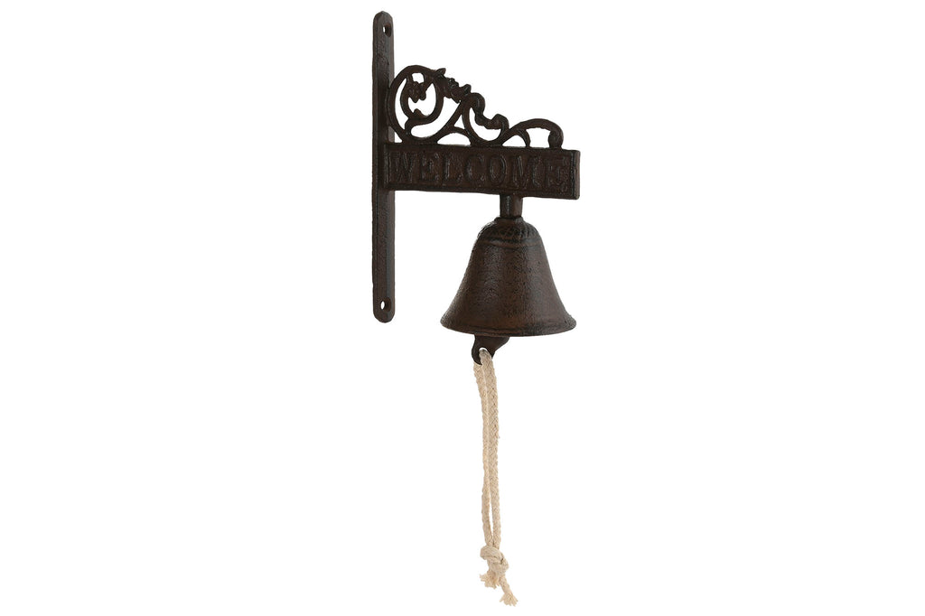 CAMPANA HIERRO COLADO CUERDA 14,5X7,5X18,5 NEGRO