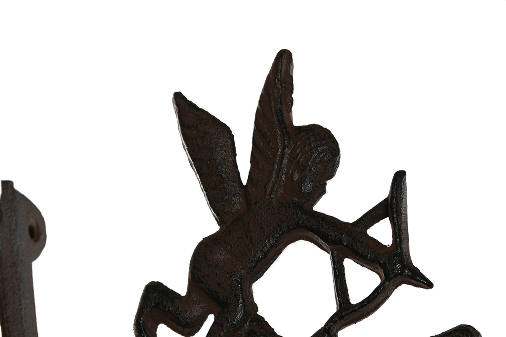 CAMPANA HIERRO COLADO 16,5X10X21 ANGEL NEGRO