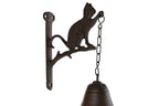 CAMPANA HIERRO COLADO 15,7X7,5X42 GATO MARRON