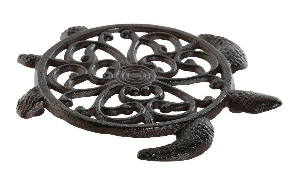 PACK DE 4 SALVAMANTEL HIERRO COLADO 20,8X17,6X2 TORTUGA