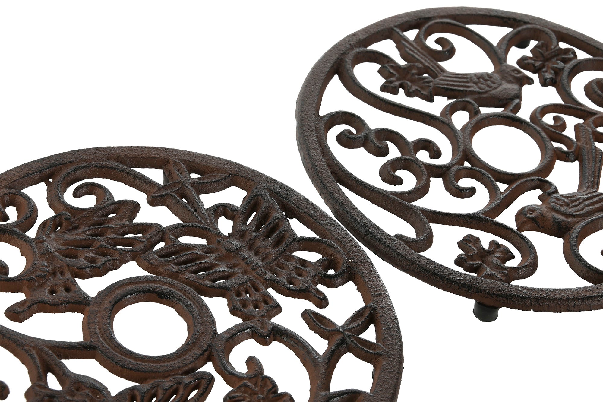 PACK DE 6 SALVAMANTEL HIERRO COLADO 19,5X19,5X1,5 2 SURT.