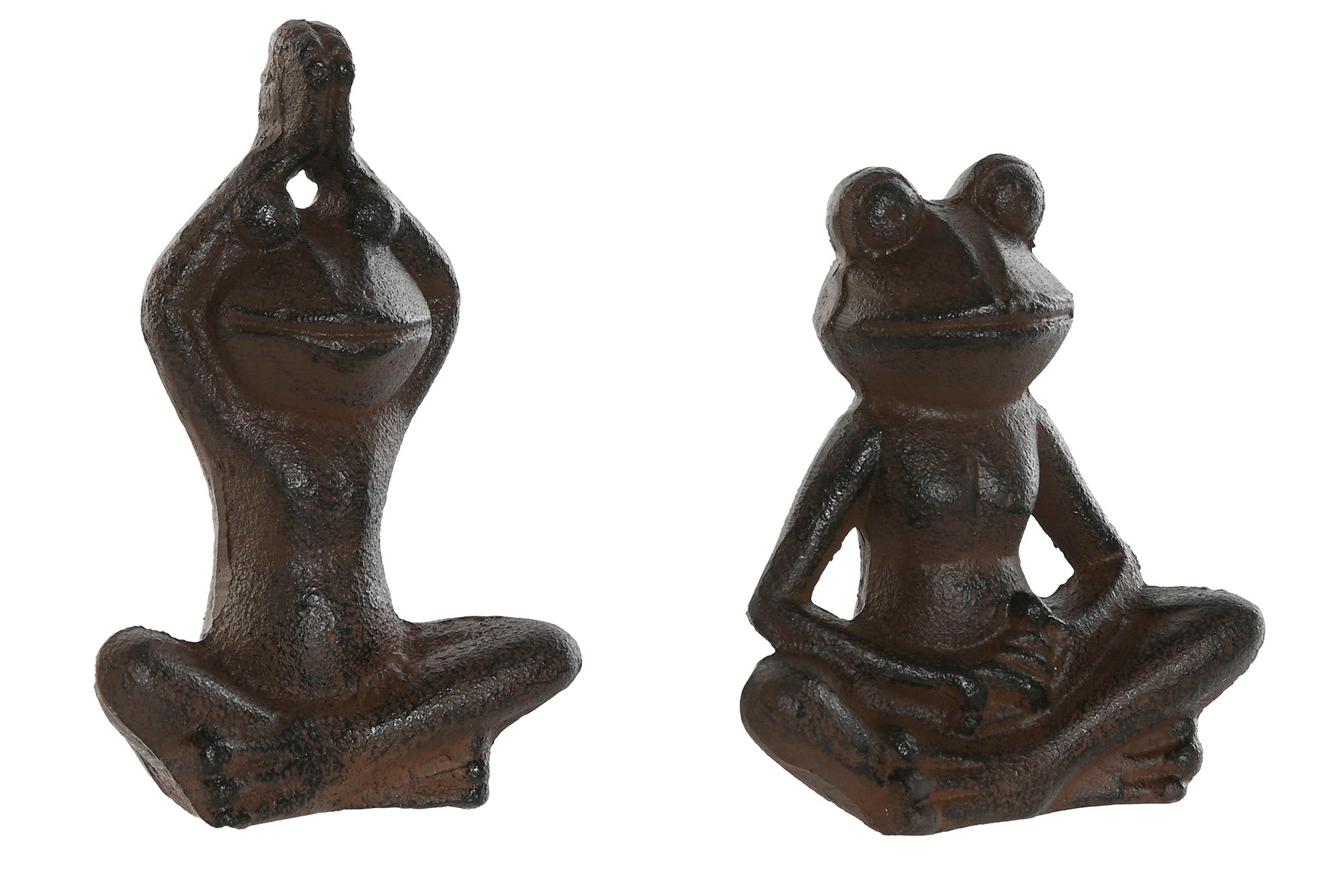 PACK DE 4 FIGURA HIERRO COLADO 10,2X5X11,7 RANA 2 SURT.