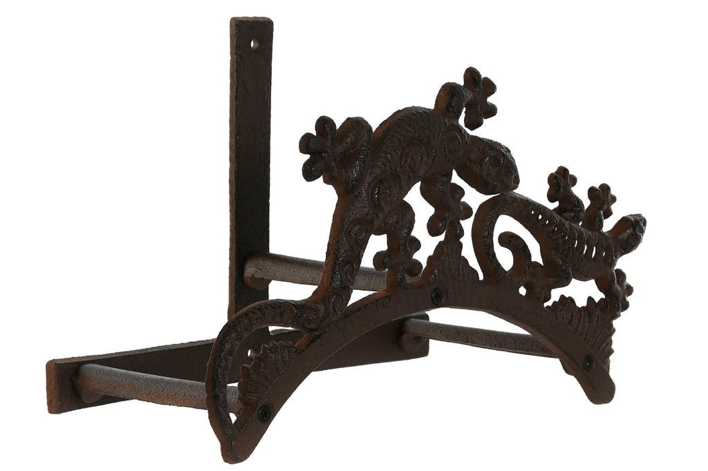 PACK DE 2 SUJETAMANGUERAS HIERRO COLADO 29X13,5X18 MARRON