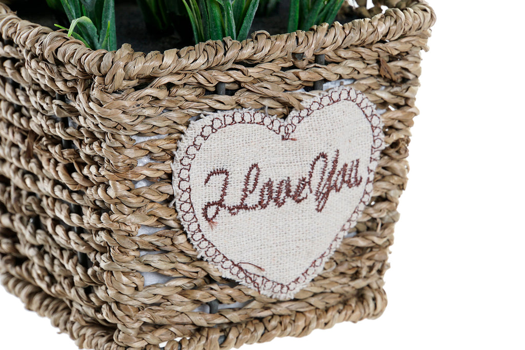 PACK DE 6 PLANTA PE METAL 12X12X22 LAVANDA LILA