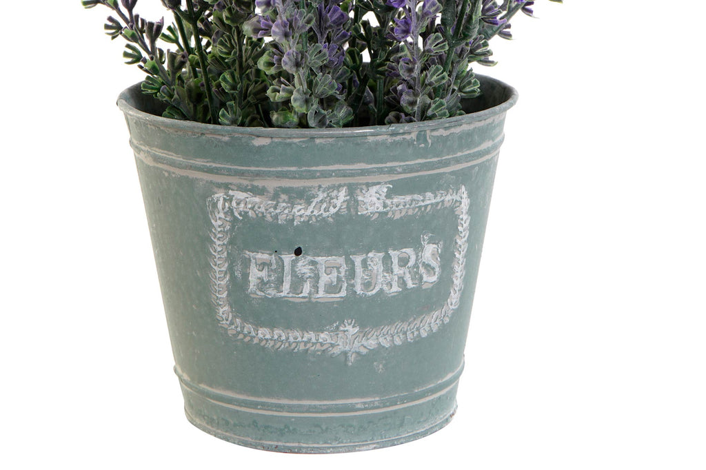 PACK DE 4 FLOR PVC METAL 14,5X27 LAVANDA LILA