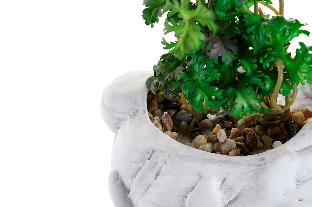 PLANTA TERRACOTA PVC 13,7X13,2X27,5 MUJER BLANCO