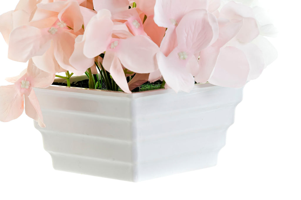 PACK DE 4 PLANTA PVC TELA 20X17X24 ROSA