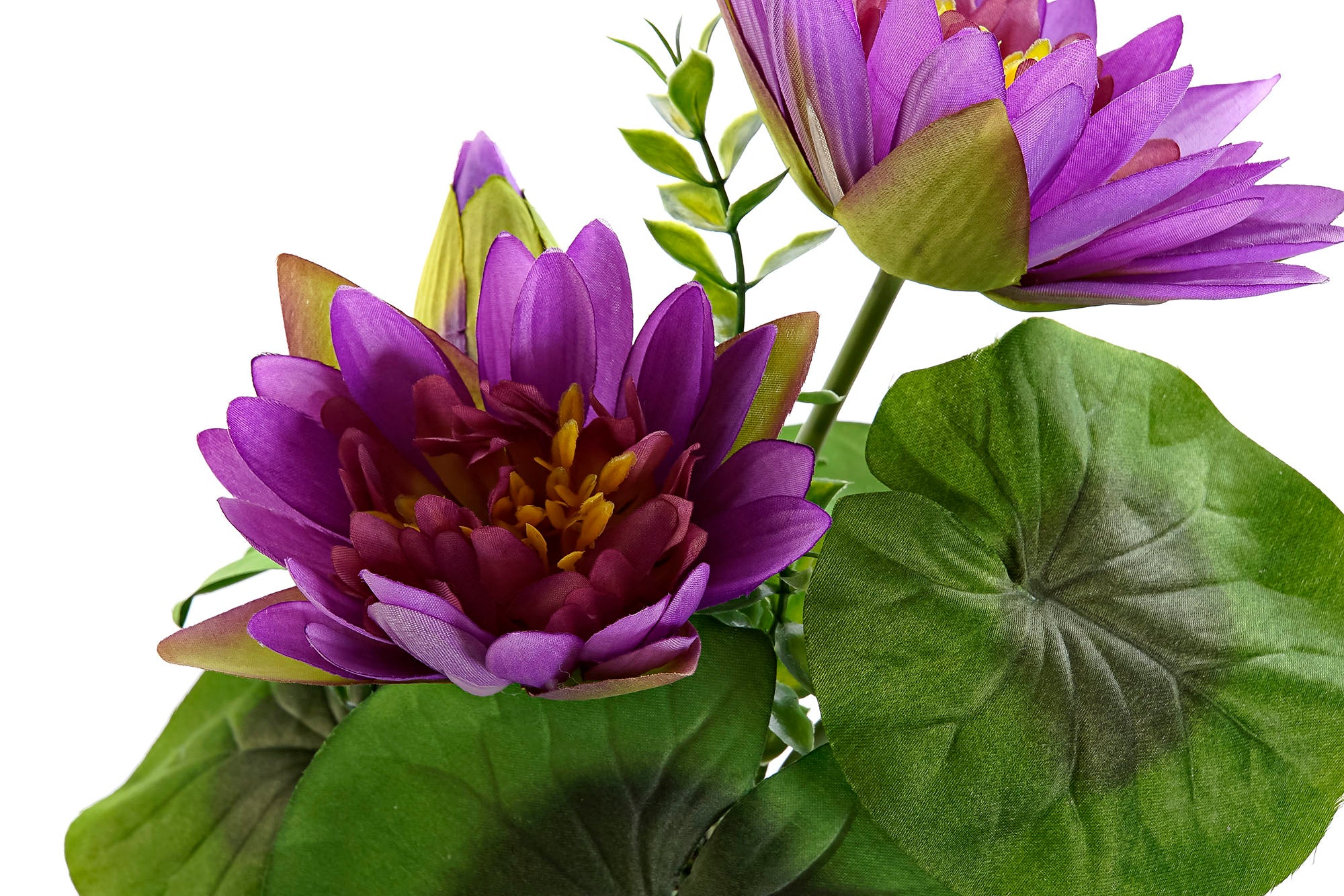 PACK DE 2 MACETA PVC TELA 22X18X34 LOTUS LILA