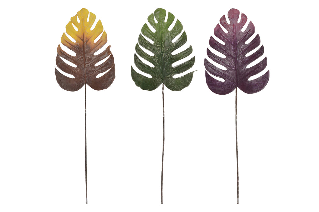 PACK DE 12 HOJA ESPUMA 20X3X80 20 MONSTERA 3 SURT.