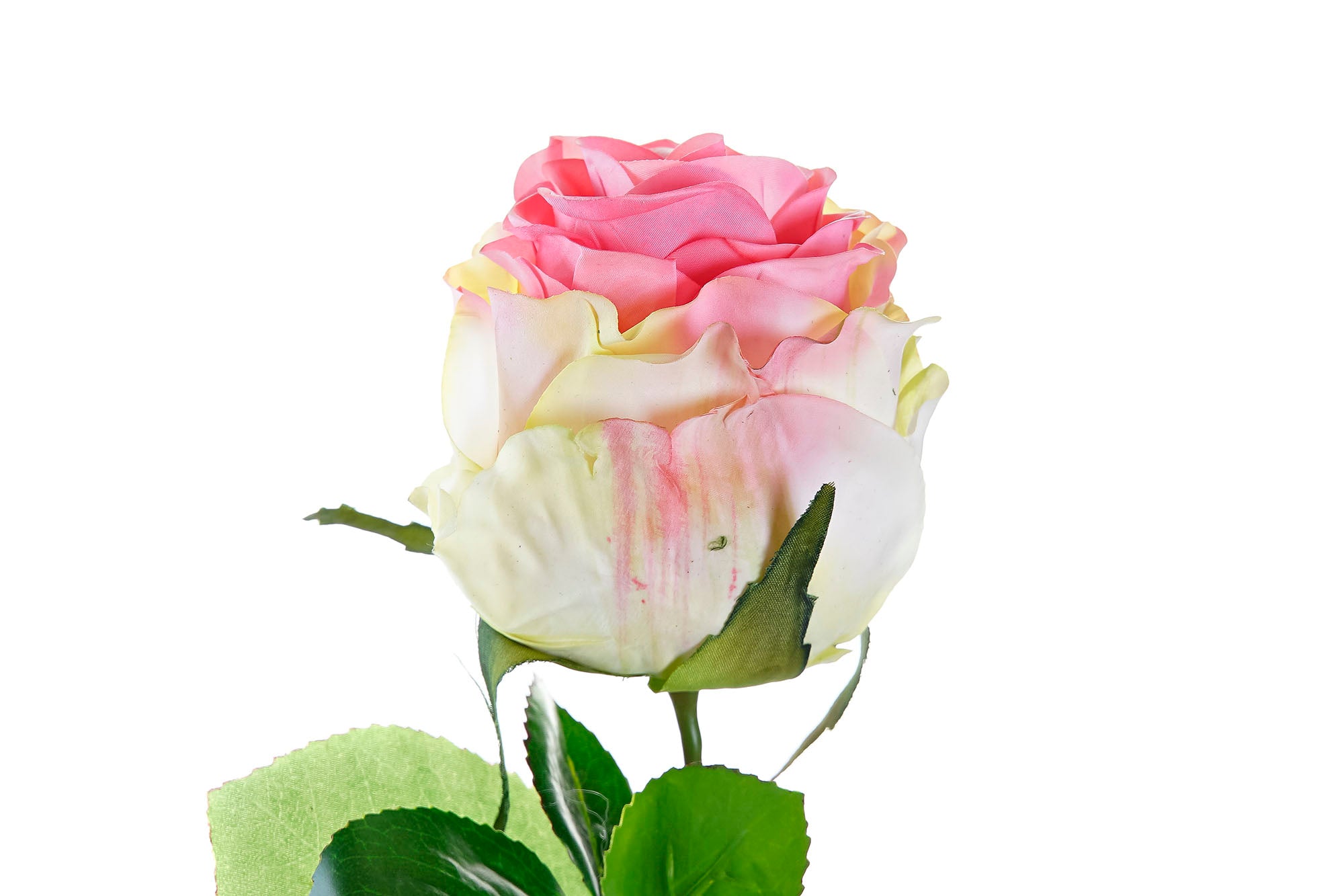 PACK DE 24 FLOR POLIESTER PE 15X15X83 ROSA 4 SURT.