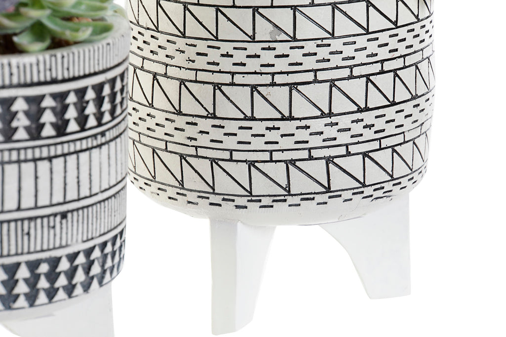 PACK DE 2 PLANTA RESINA PE 11X11X21 CACTUS 2 SURT.