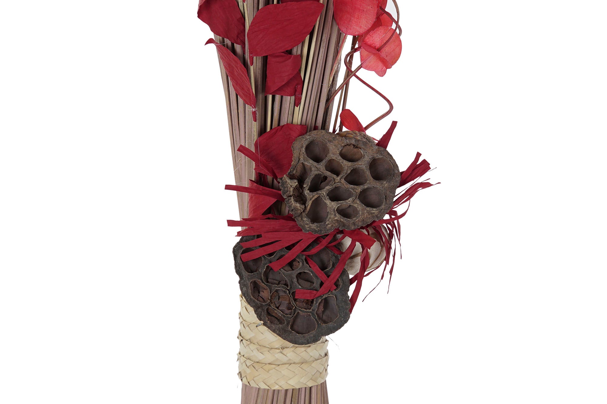 PACK DE 4 RAMO FLOR SECA 40X40X150 2 SURT.