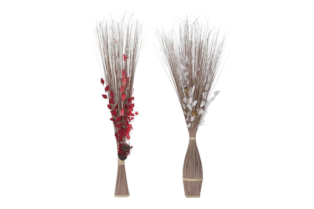 PACK DE 4 RAMO FLOR SECA 40X40X150 2 SURT.