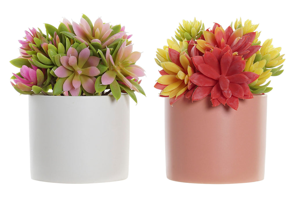 PACK DE 4 PLANTA PE GRES 18X17X19 LOTUS 2 SURT.