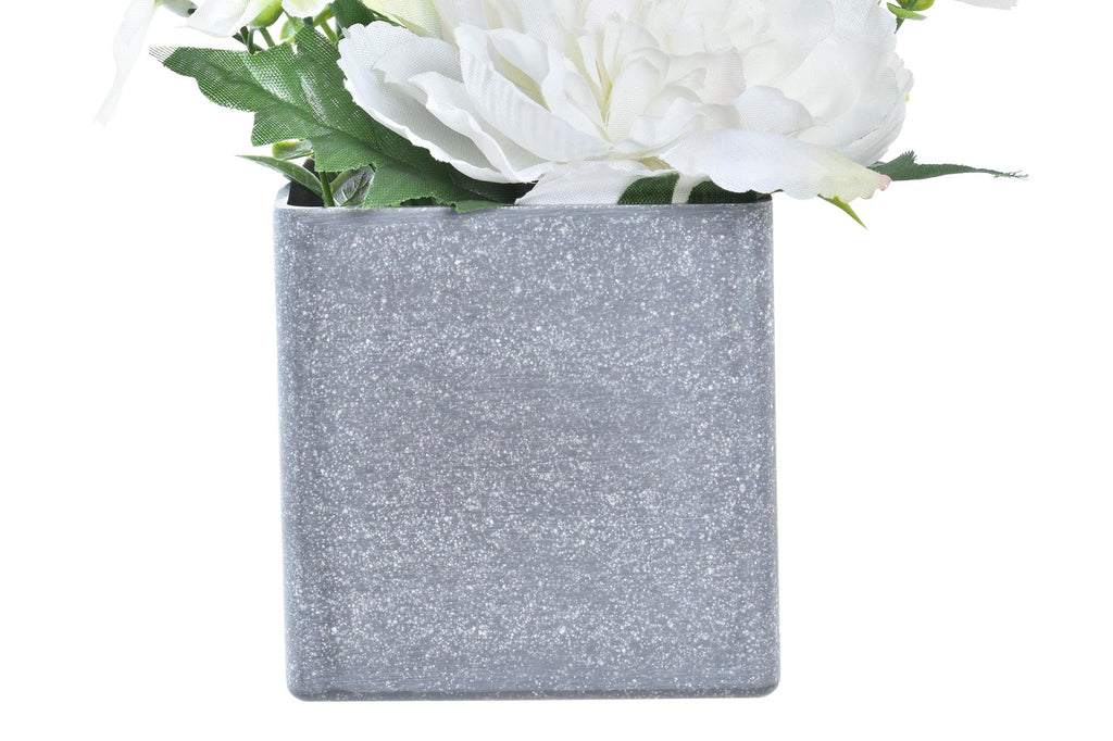 PACK DE 12 PLANTA POLIESTER PE 13X13X18 ROSA 2 SURT.