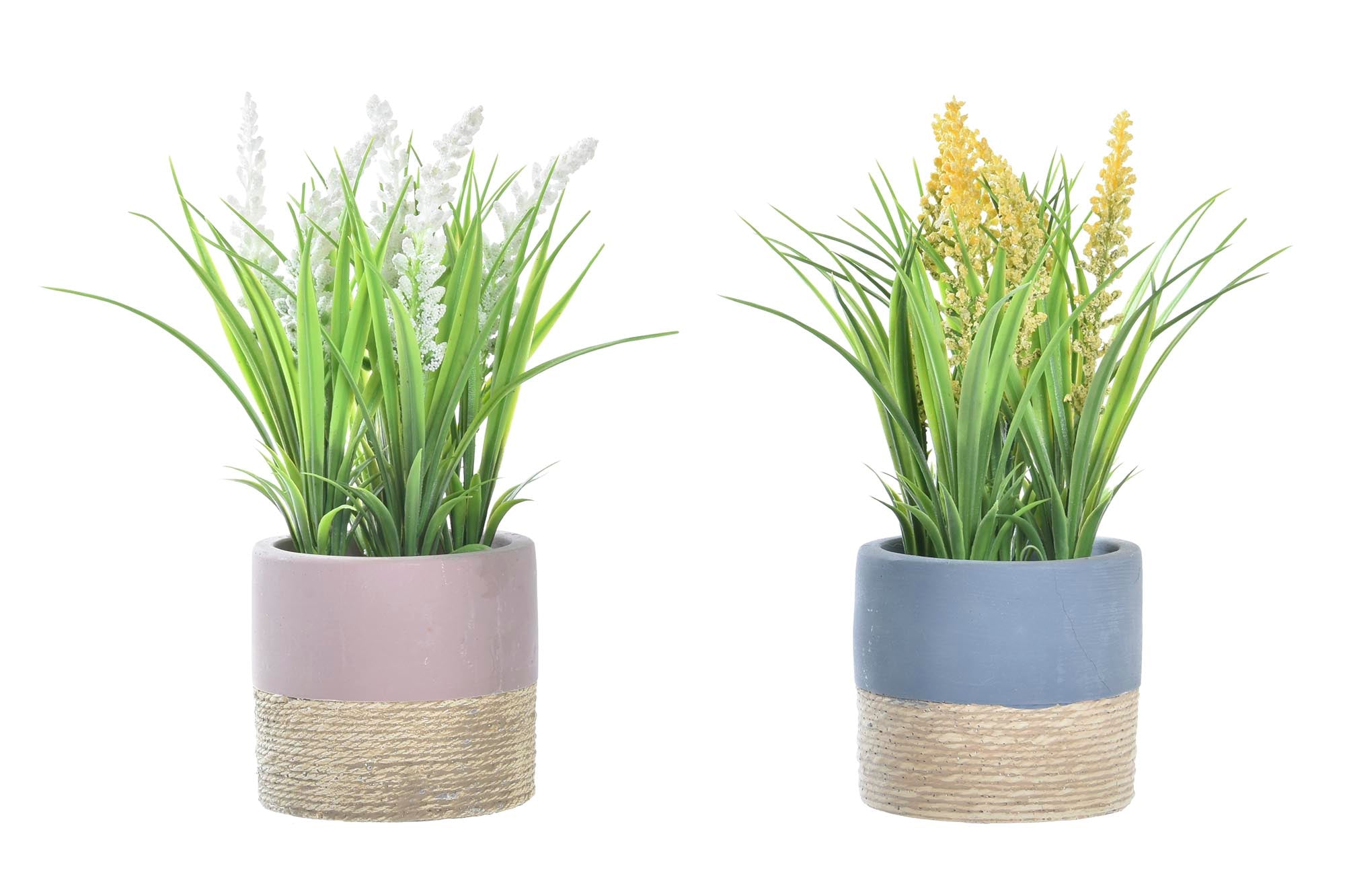 PACK DE 12 PLANTA POLIESTER PE 9X9X21 2 SURT.