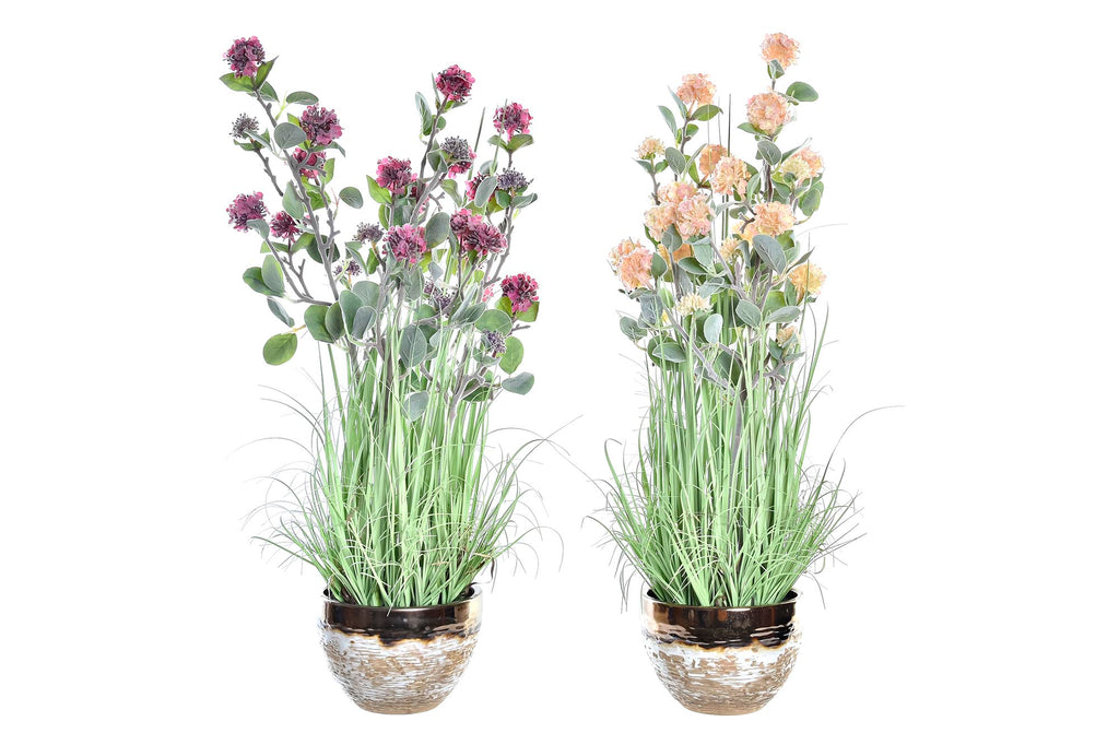 PACK DE 2 PLANTA PVC PORCELANA 20X20X78 HORTENSIA 2 SURT.