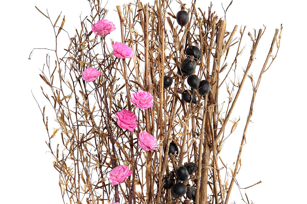 PACK DE 2 RAMO FLOR SECA 30X30X65 2 SURT.