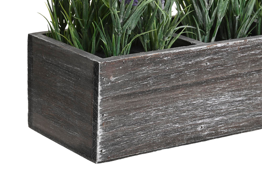 PACK DE 2 PLANTA PE MADERA 32X14X19,5 LAVANDA 2 SURT.