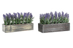 PACK DE 2 PLANTA PE MADERA 32X14X19,5 LAVANDA 2 SURT.