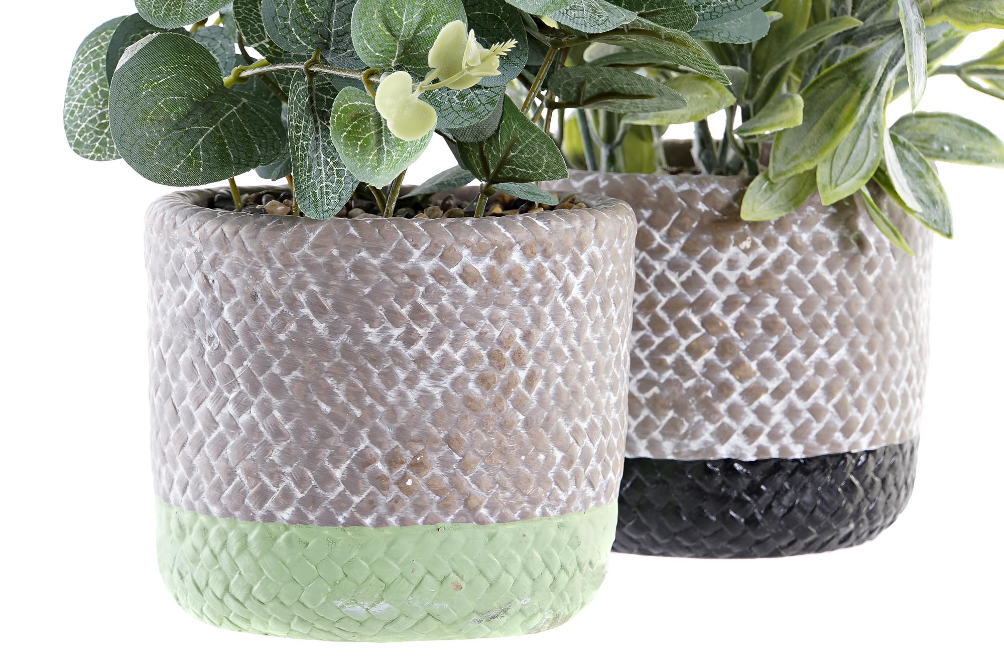 PACK DE 6 PLANTA RESINA PE 12X12X24 2 SURT.