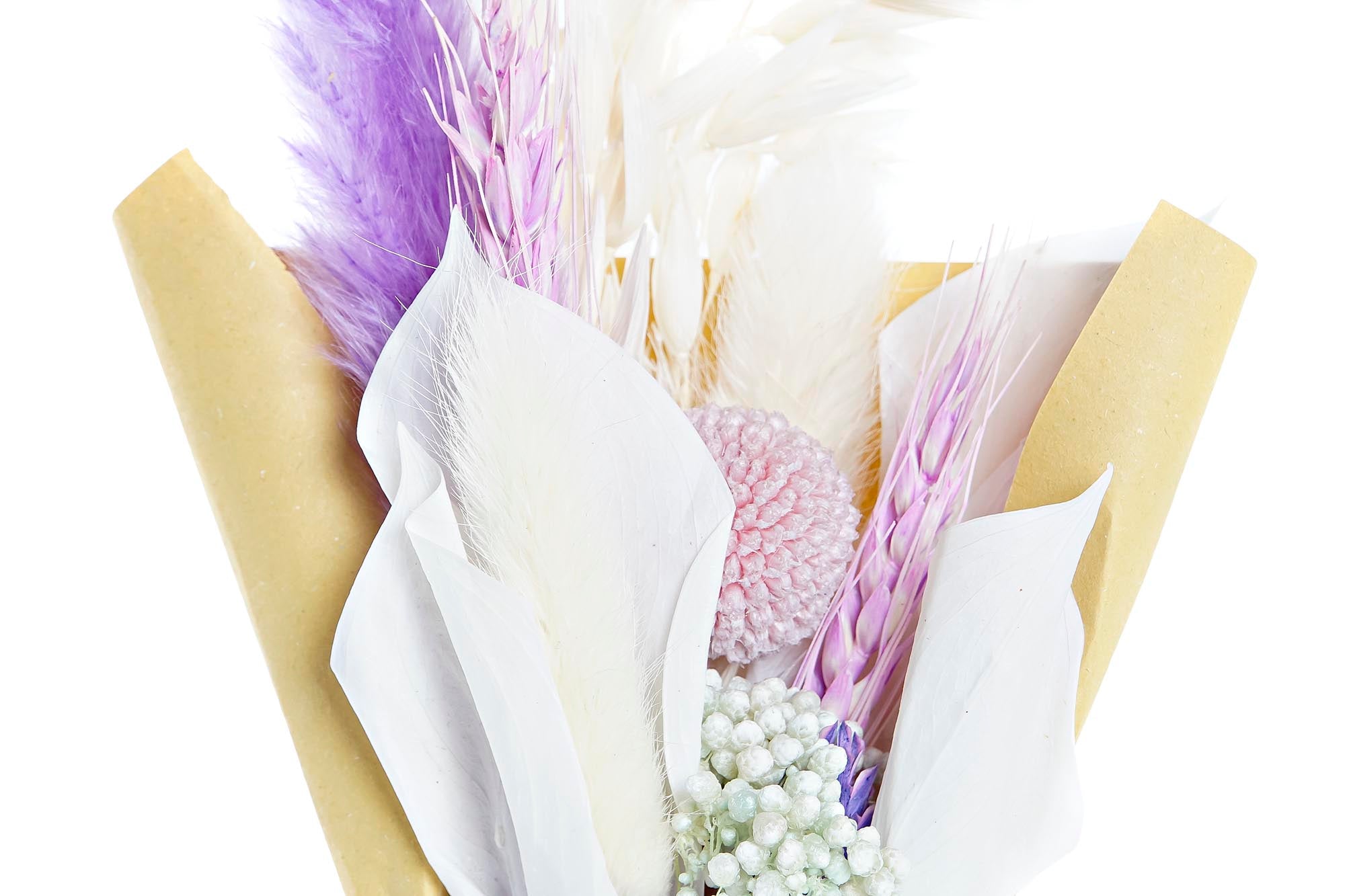 PACK DE 6 RAMO FLOR SECA 10X5X18 2 SURT.