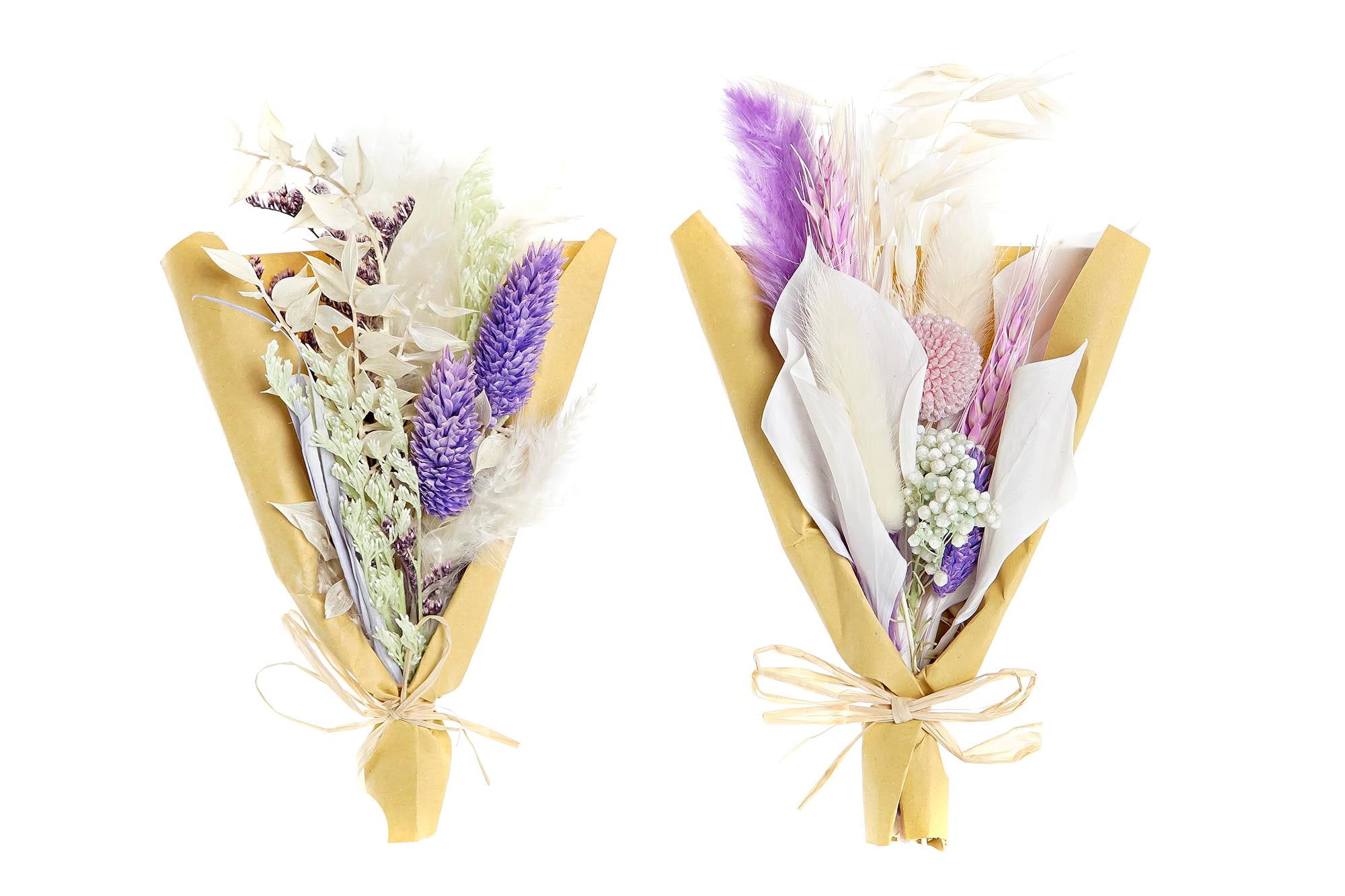 PACK DE 6 RAMO FLOR SECA 10X5X18 2 SURT.