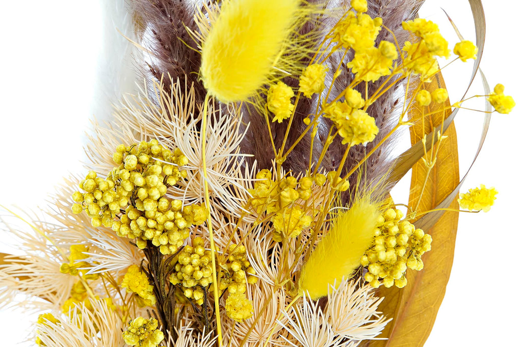 PACK DE 6 RAMO FLOR SECA 10X5X23 2 SURT.