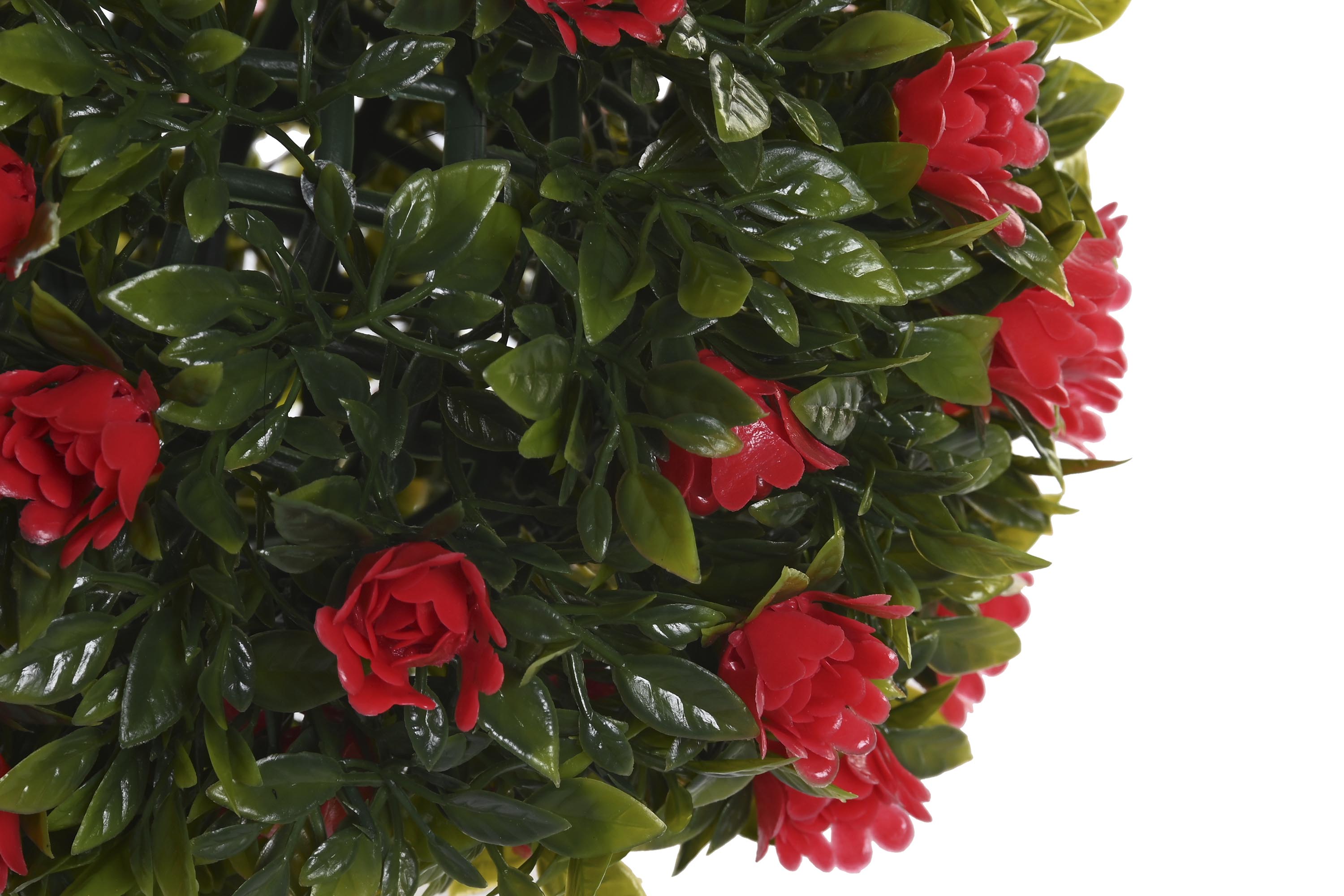 PACK DE 6 BOLA DECORACION PE 20X20X20 UV VERDE