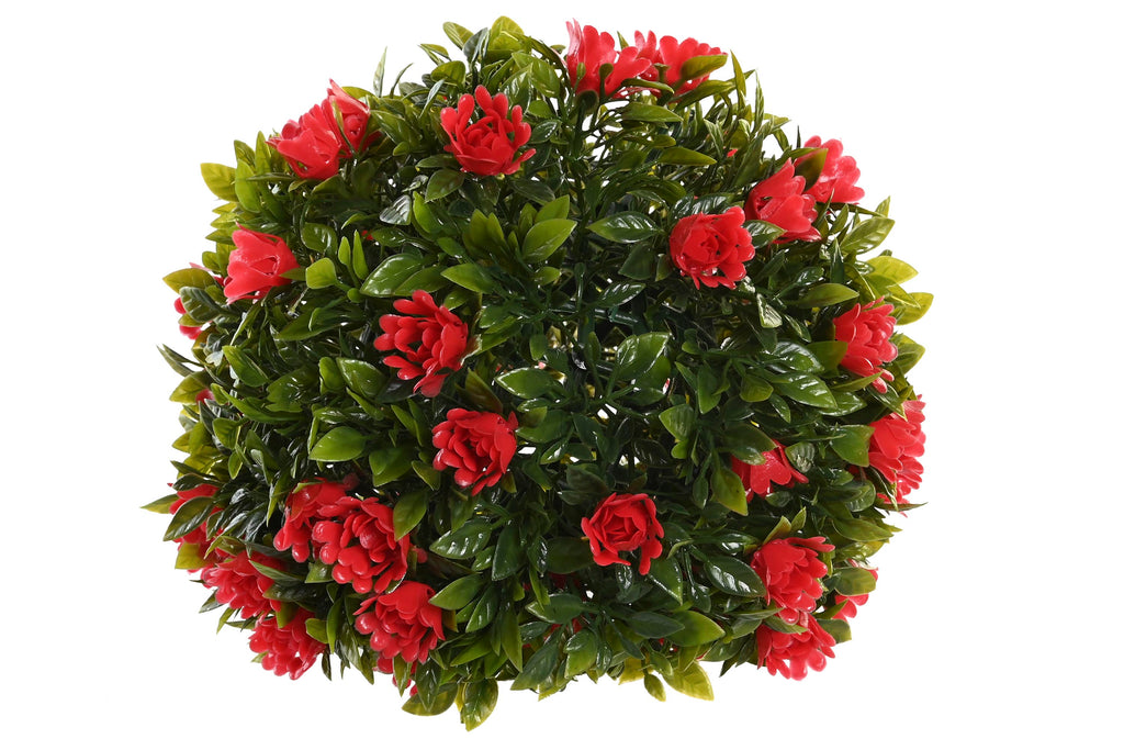 PACK DE 6 BOLA DECORACION PE 20X20X20 UV VERDE